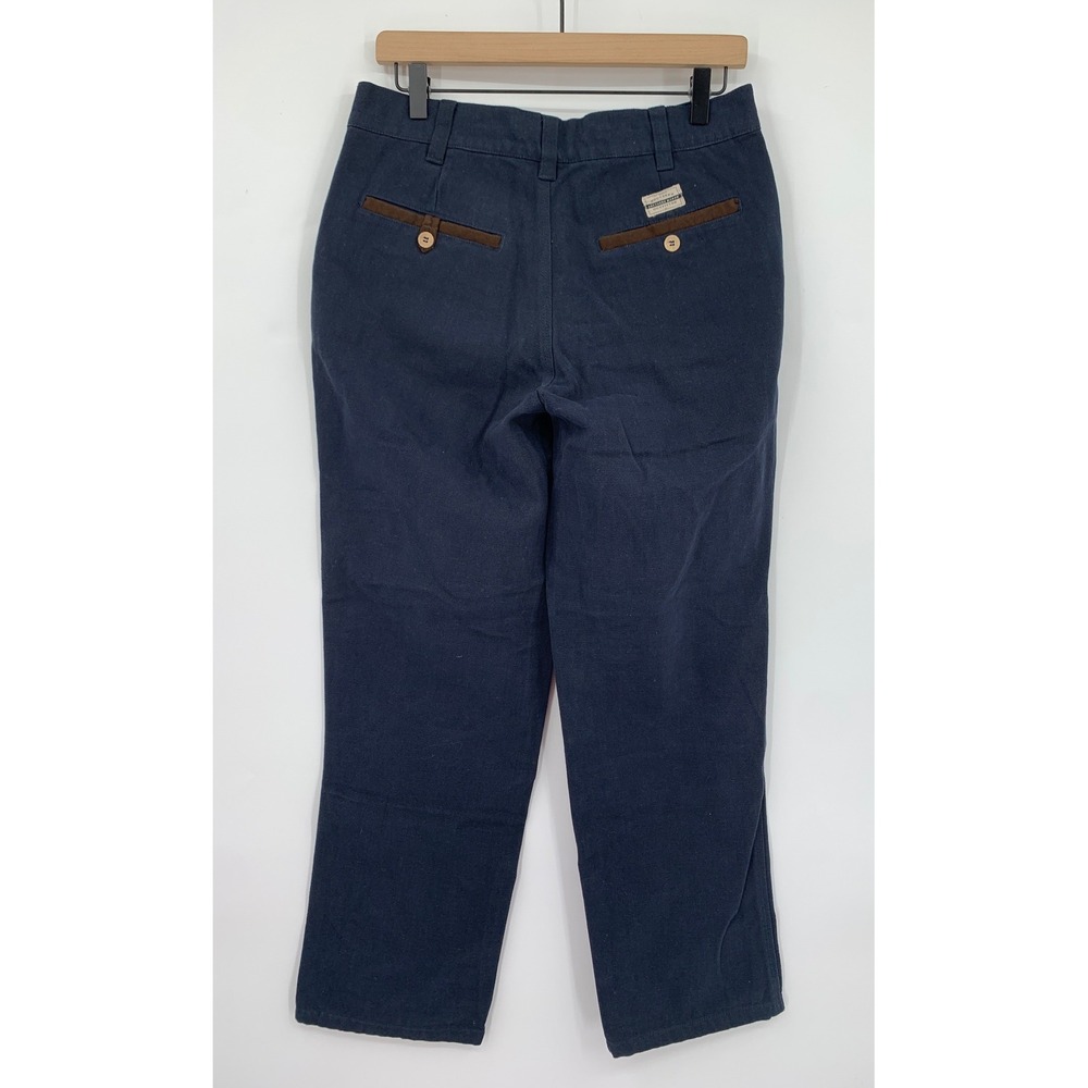 Southern Marsh Pants Mens 28x30 Navy Blue Cotton Canvas Chino Straight Leg